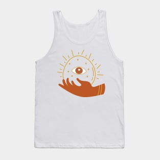 Eyes and Hand: Visionary T-shirt Design Tank Top